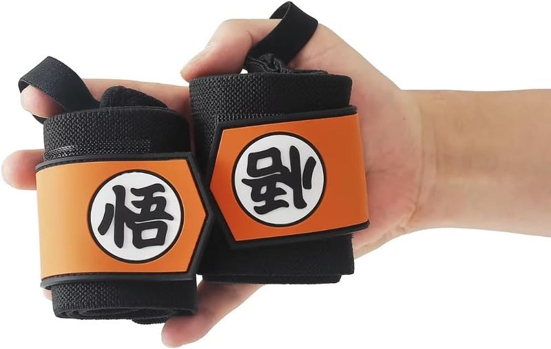 Crown Anime Wrist Wraps Lifting Straps 24" for Men and Women - 1 Pair Each, Gym Accessories Support Weightlifting, and Improve Workout - Image 2